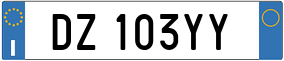 Truck License Plate